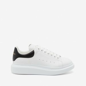 Women’s Alexander McQueen White and Black Oversized Sneakers Size US 8/ EU 38